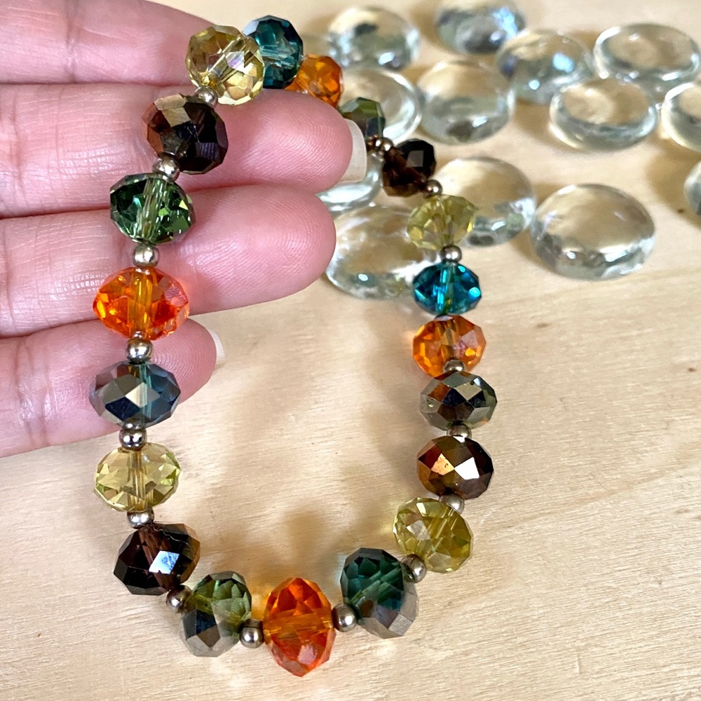 Stretchy Swarovski Crystal beads Bracelet.